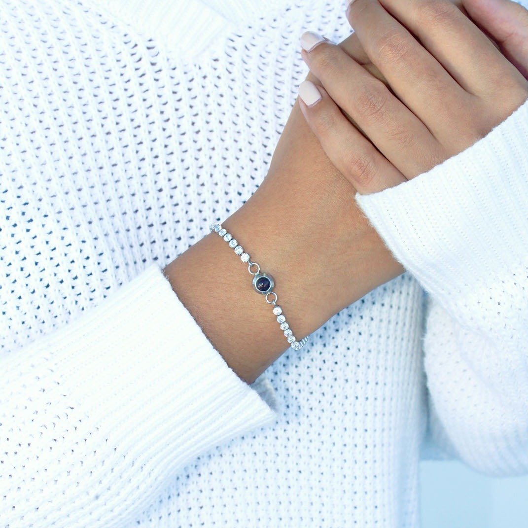 Premium Diamond Tennis Projection Bracelet