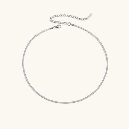 Flora - Bold Herringbone Necklace