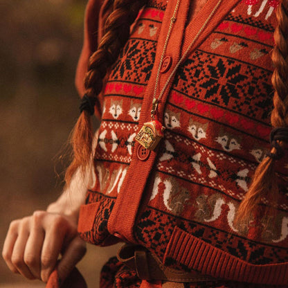 Odessa - Mushroom House Locket Necklace