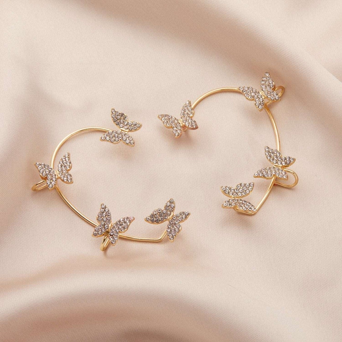 Eleanor - Butterfly Ear Cuffs
