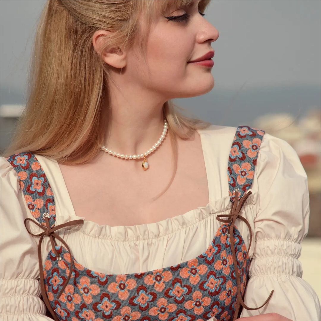 Colette - Moonstone Pearl Necklace