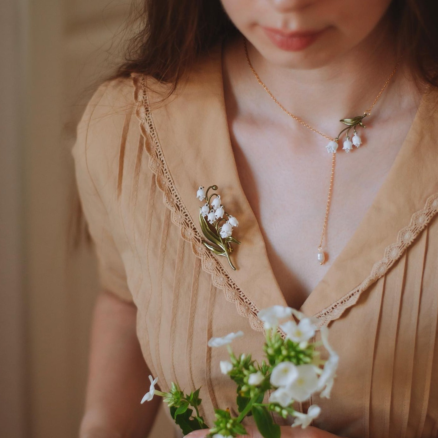 Zella - Lily Of The Valley Necklace