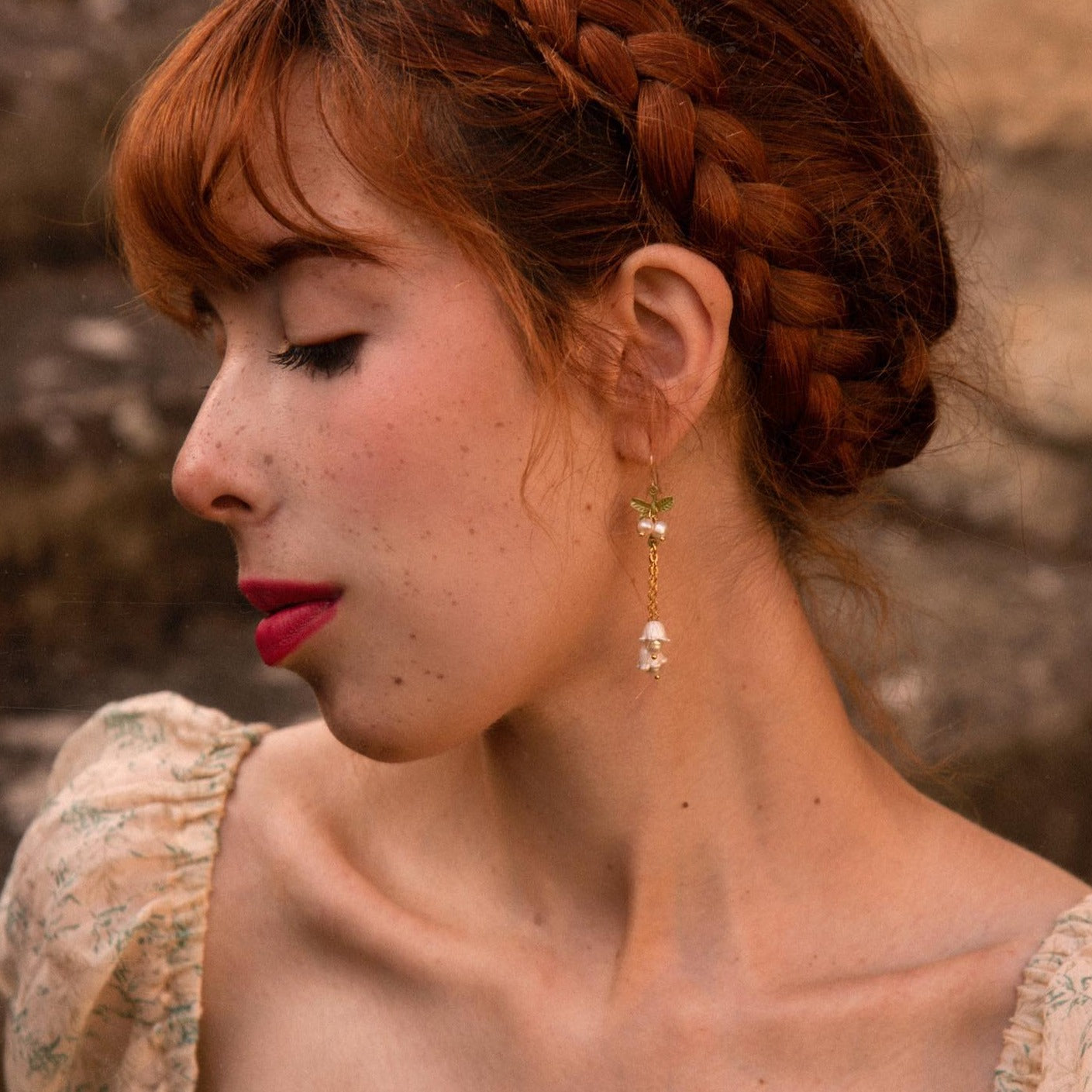 Pippa - Lily Of The Valley Tassel Earrings