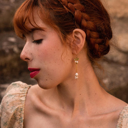 Pippa - Lily Of The Valley Tassel Earrings