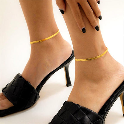 Judith - Herringbone Anklet