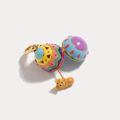 Briony - Zodiac Easter Egg Locket Necklace