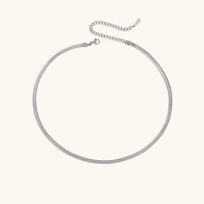 Flora - Bold Herringbone Necklace
