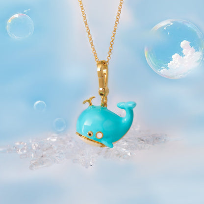Jayla - Whale Locket Necklace