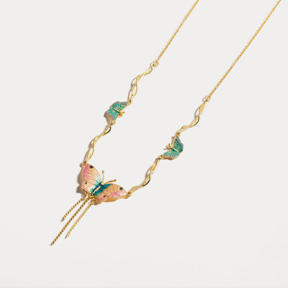 Elodie - Butterfly Pendant Necklace
