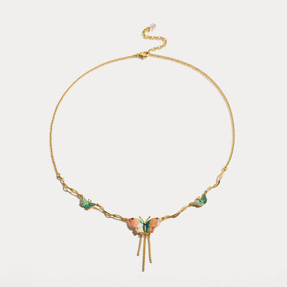 Elodie - Butterfly Pendant Necklace