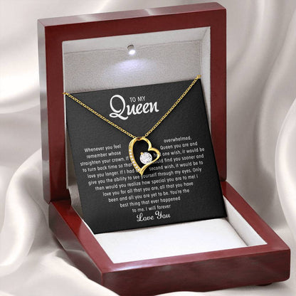 To my Queen – Heart Love Necklace