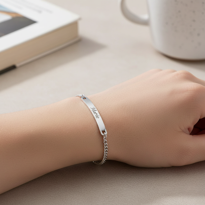 Charming Engraved Bracelet