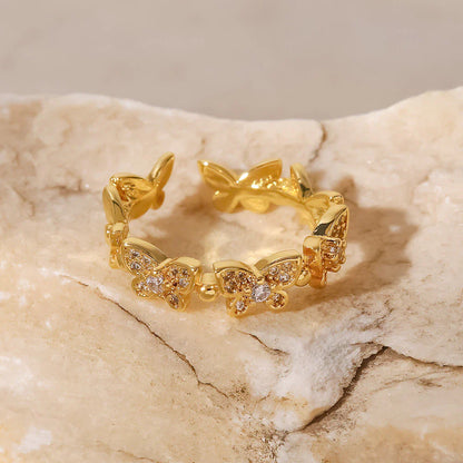 Elle - Butterfly Gold Ring
