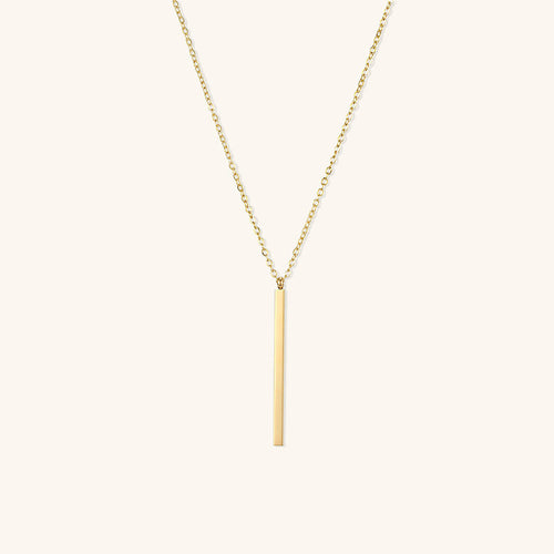 Nadine - Vertical Bar Necklace