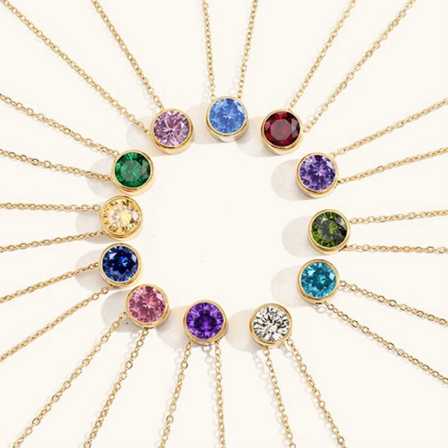 Giselle - Birthstone Necklace