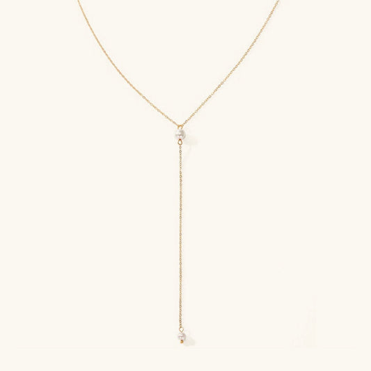 Beatrice - Pearl Tassel Necklace