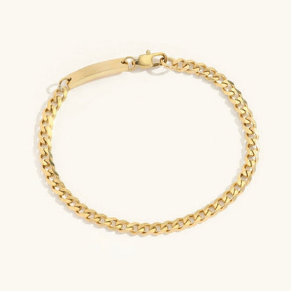 Rosemary - Bar Link Chain Bracelet