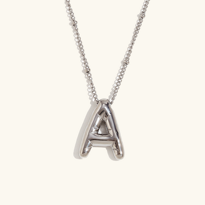 Arabella - Balloon Letter Initial Necklace