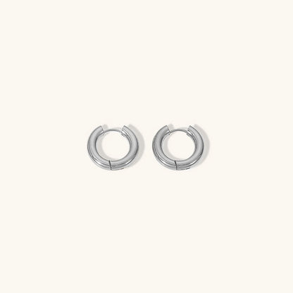 Annette - Round Hoop Earrings