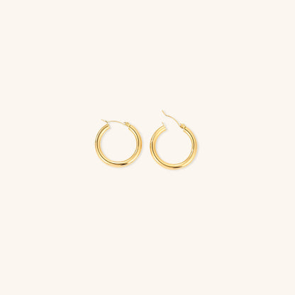Eloise - Wide Round Hoops