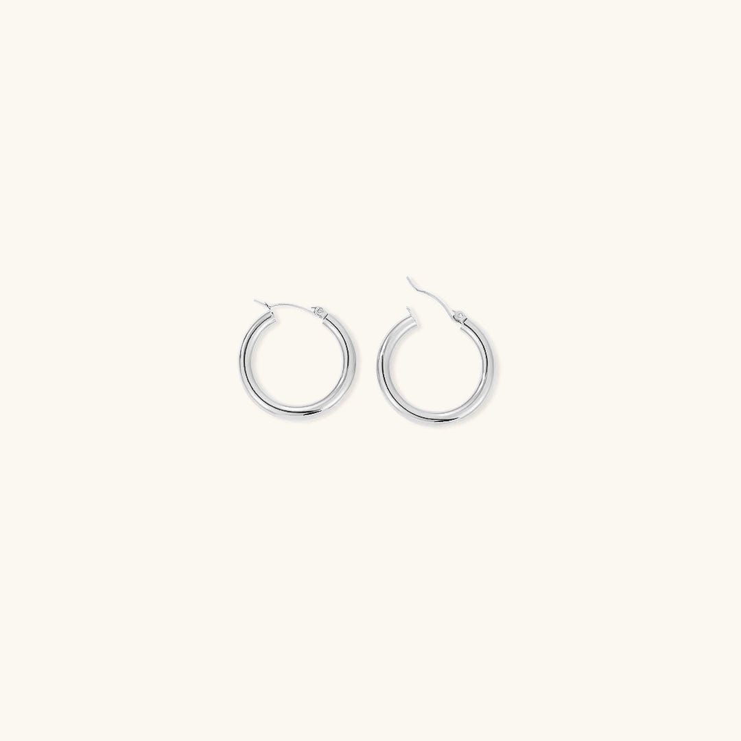 Eloise - Wide Round Hoops