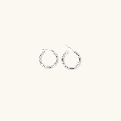 Eloise - Wide Round Hoops