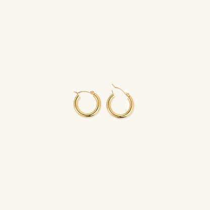 Eloise - Wide Round Hoops