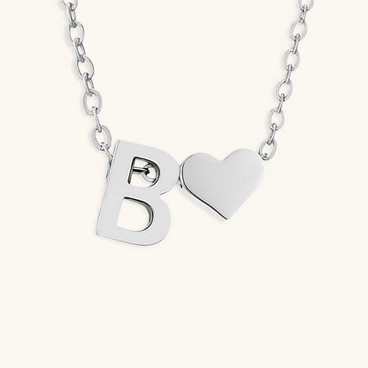 Mallory - Love Initial Letter Necklace