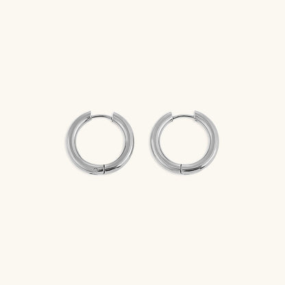 Bea - Classic Round Hoop Earrings