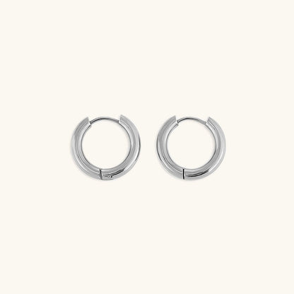 Bea - Classic Round Hoop Earrings