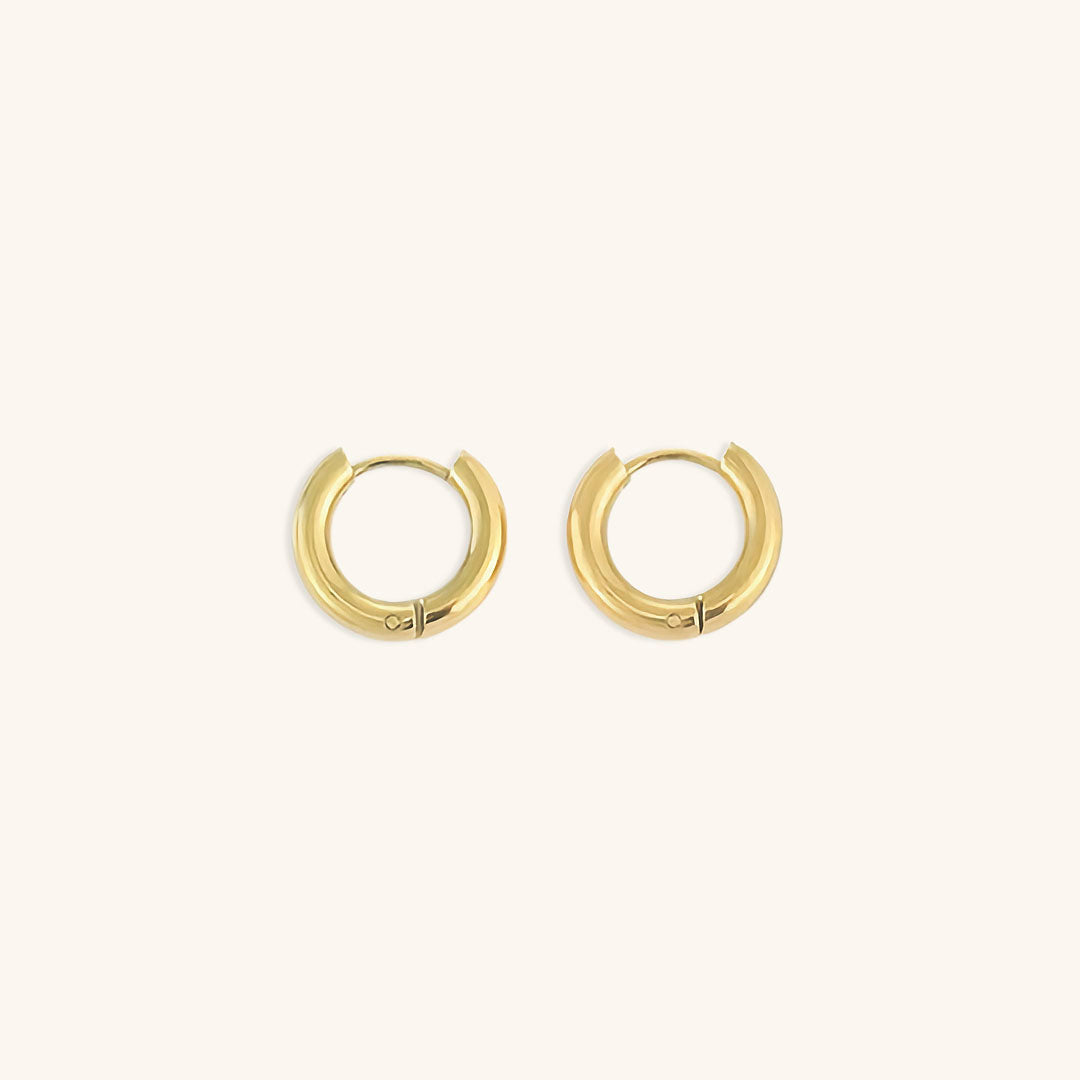 Bea - Classic Round Hoop Earrings