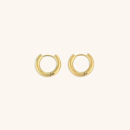 Bea - Classic Round Hoop Earrings