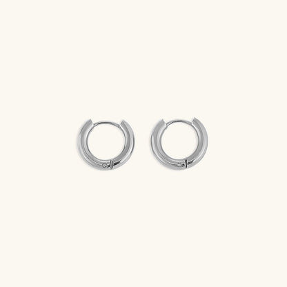 Bea - Classic Round Hoop Earrings