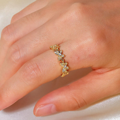 Elle - Butterfly Gold Ring