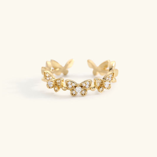 Elle - Butterfly Gold Ring