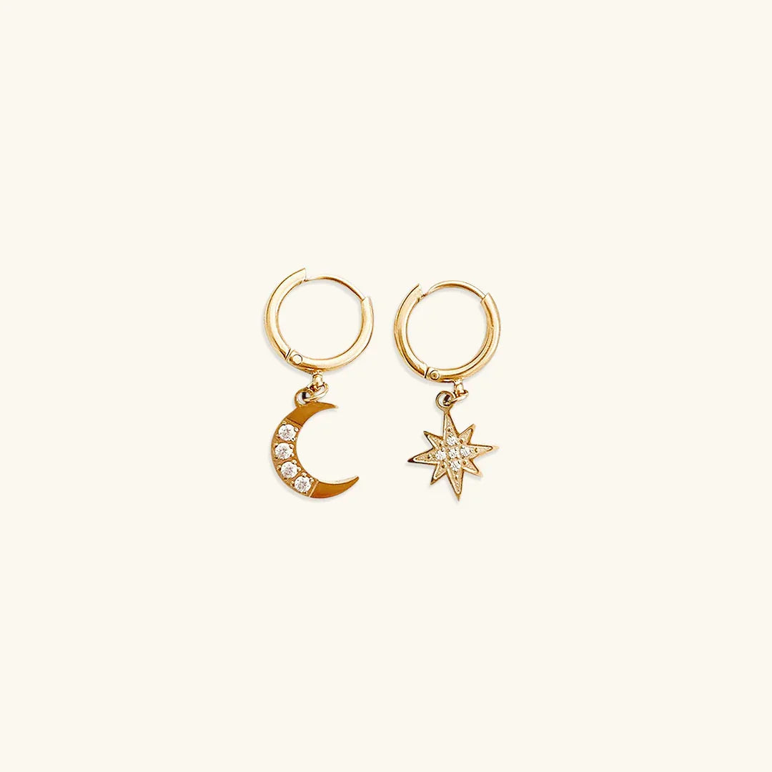 Roxanne - Moon Star Earrings