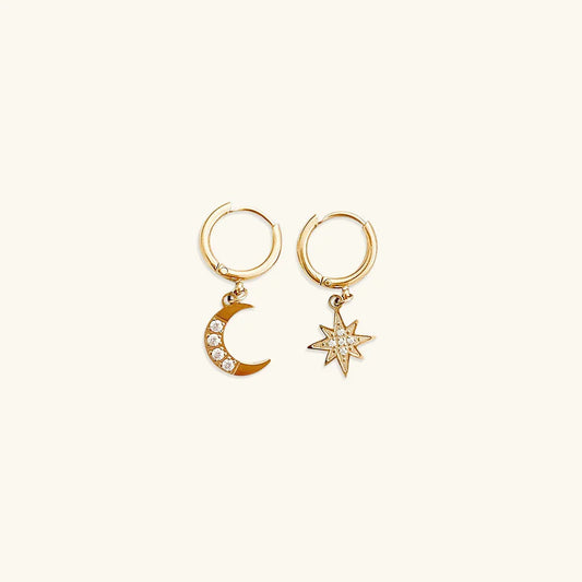 Roxanne - Moon Star Earrings