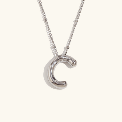 Arabella - Balloon Letter Initial Necklace