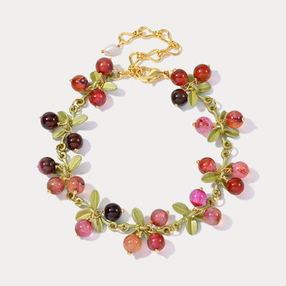 Liora - Cranberry Bracelet