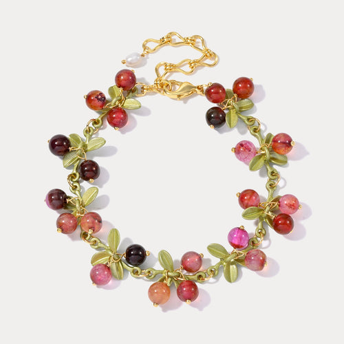 Liora - Cranberry Bracelet