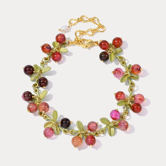 Liora - Cranberry Bracelet