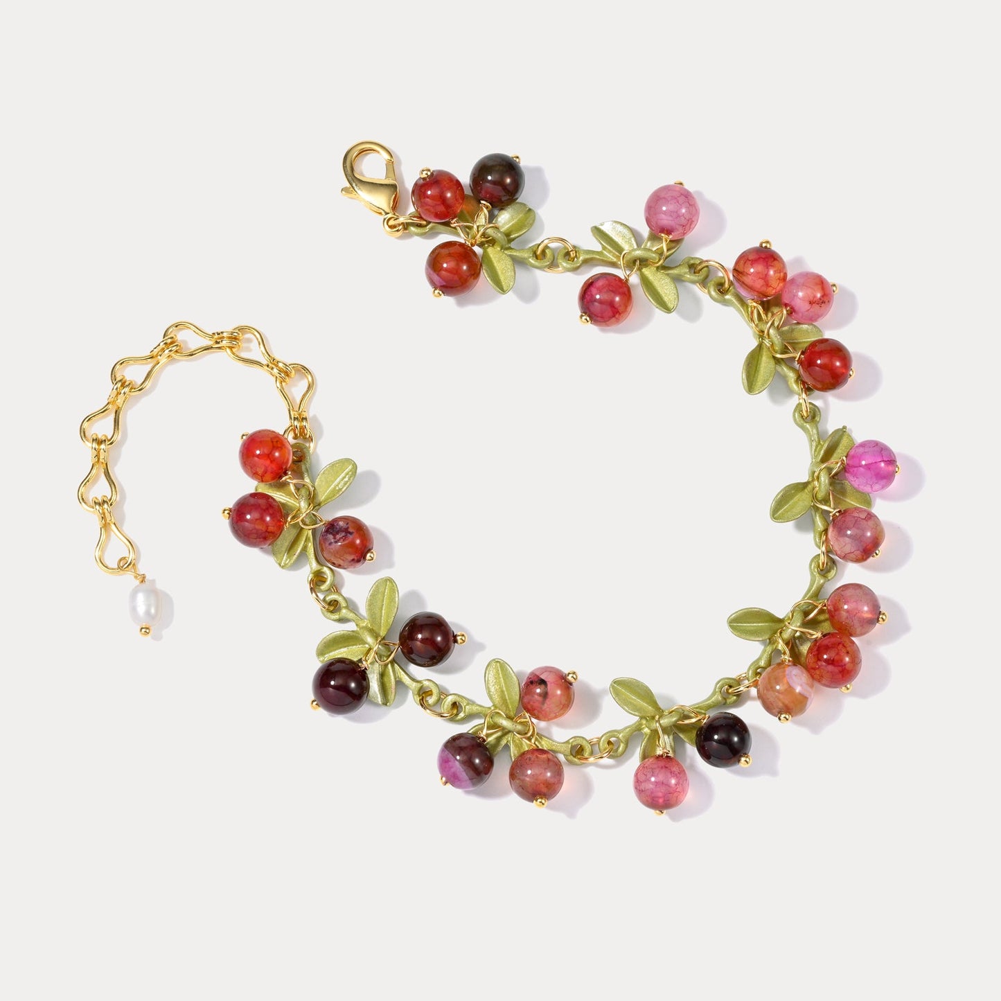 Liora - Cranberry Bracelet