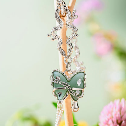 Faye - Butterfly Jade Necklace