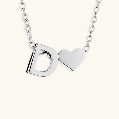 Mallory - Love Initial Letter Necklace