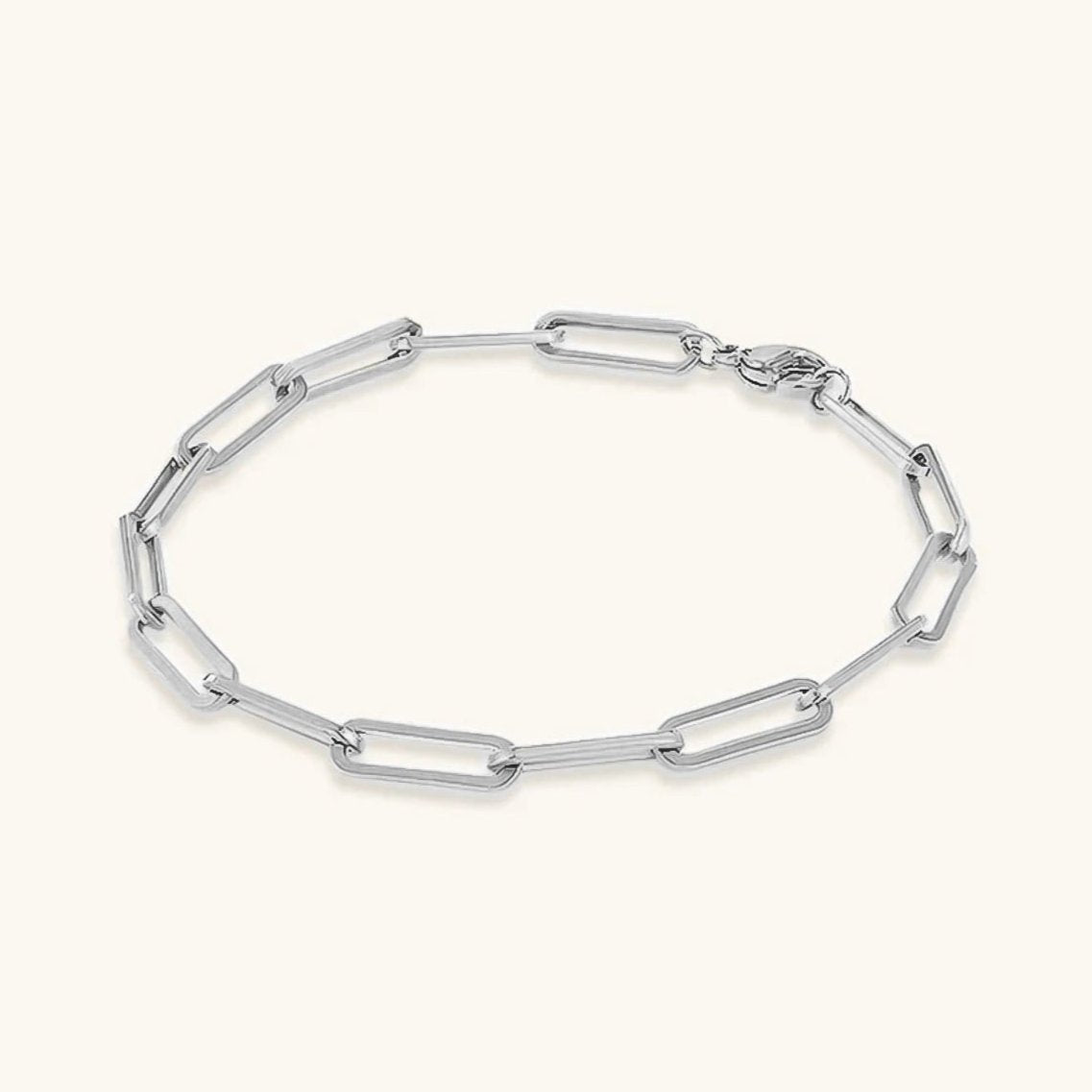 Freya - Elegant Paperclip Bracelet