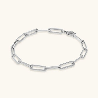Freya - Elegant Paperclip Bracelet