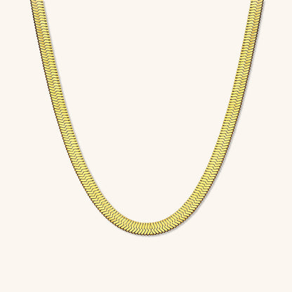 Emma - Bold Herringbone Necklace