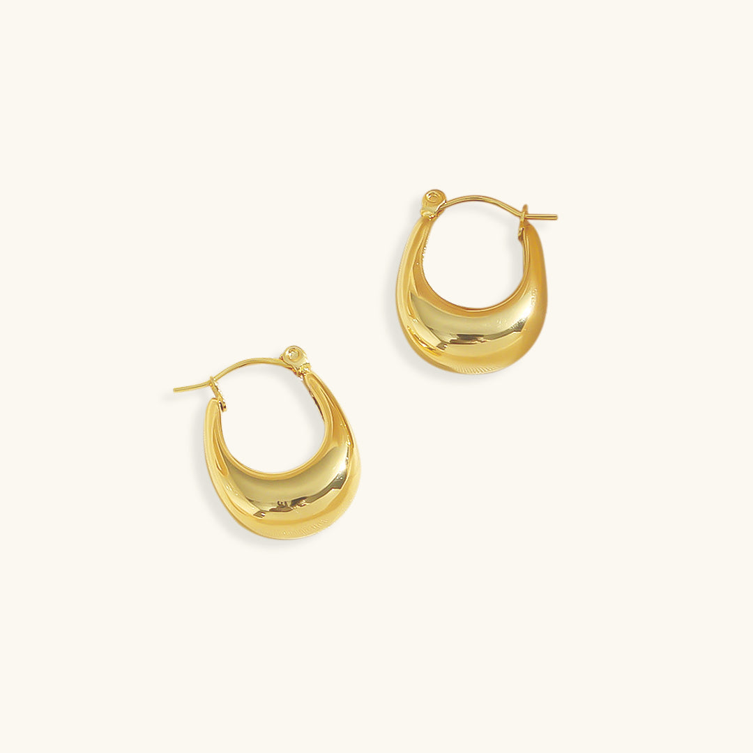Evie - Gold Hoop Earrings