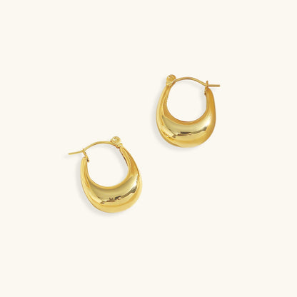 Evie - Gold Hoop Earrings