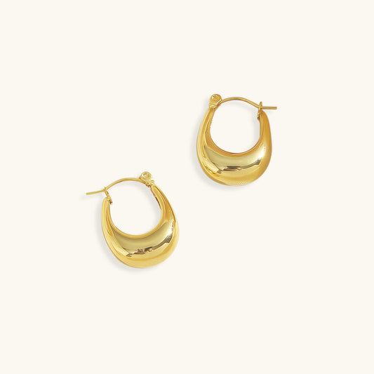 Evie - Gold Hoop Earrings